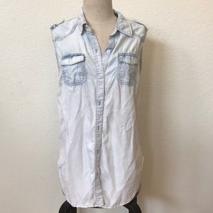 Wilde Heart sleeveless top size 10 cute detail